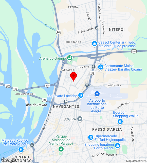 Mapa da localização
