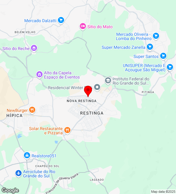Mapa da localização