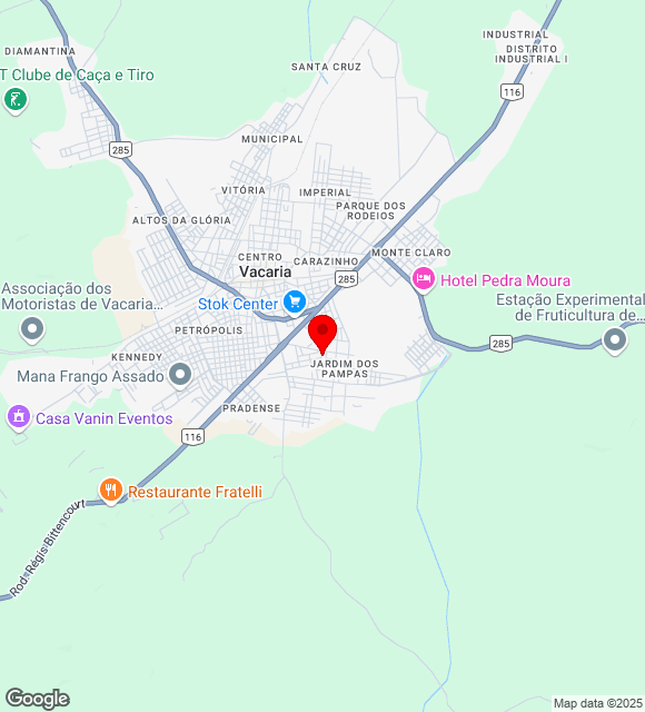 Mapa da localização