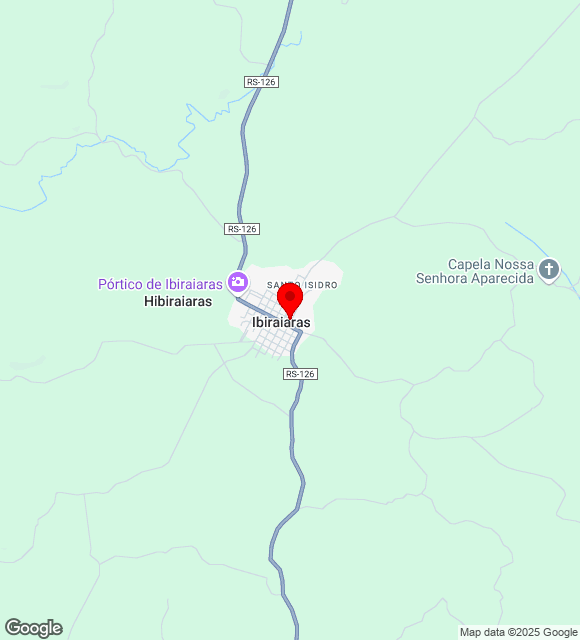 Mapa da localização