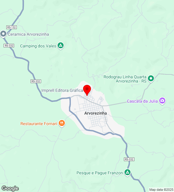 Mapa da localização