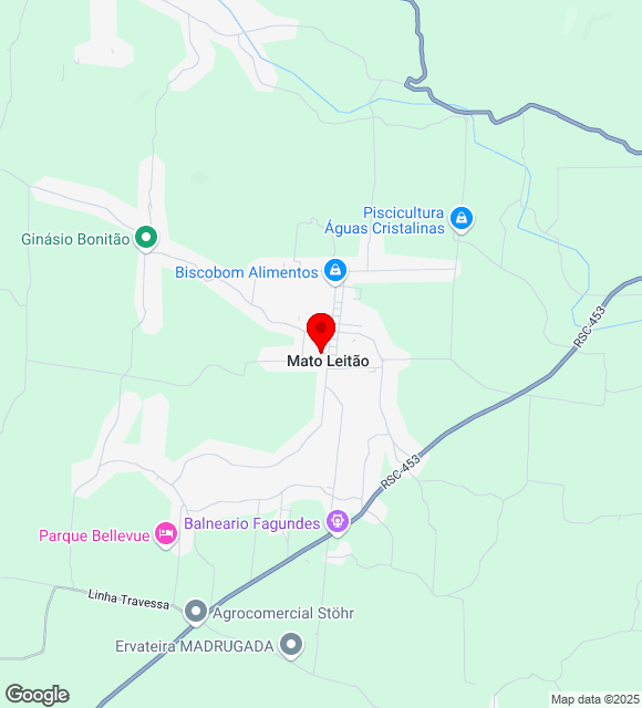 Mapa da localização
