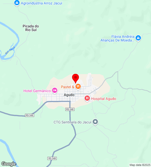 Mapa da localização