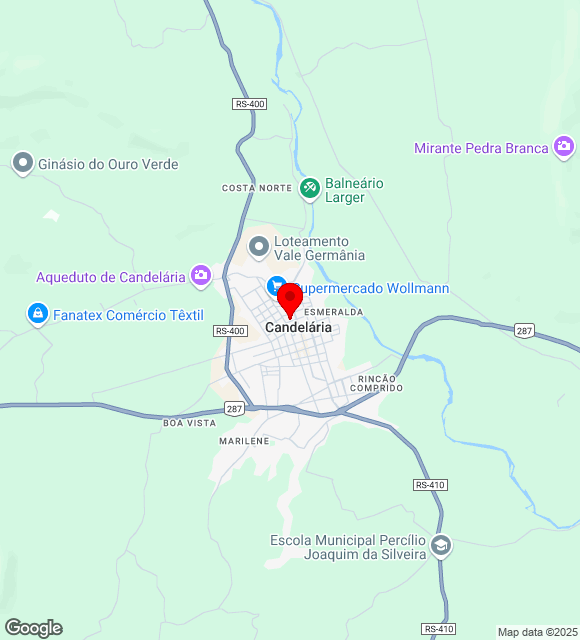 Mapa da localização