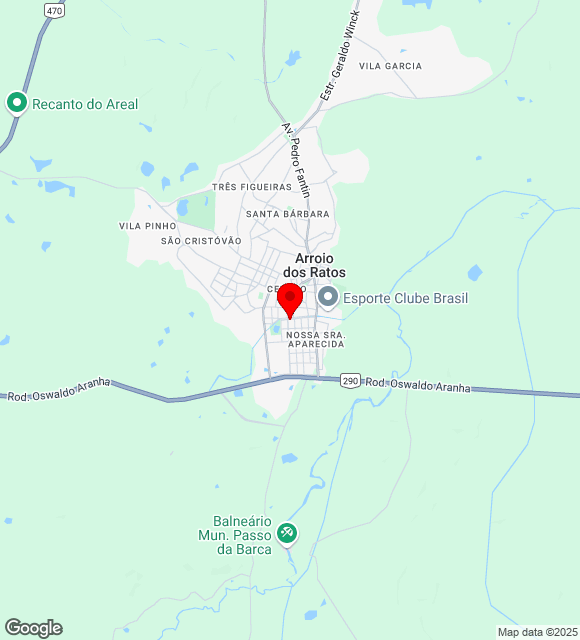 Mapa da localização
