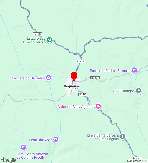 Mapa da localização