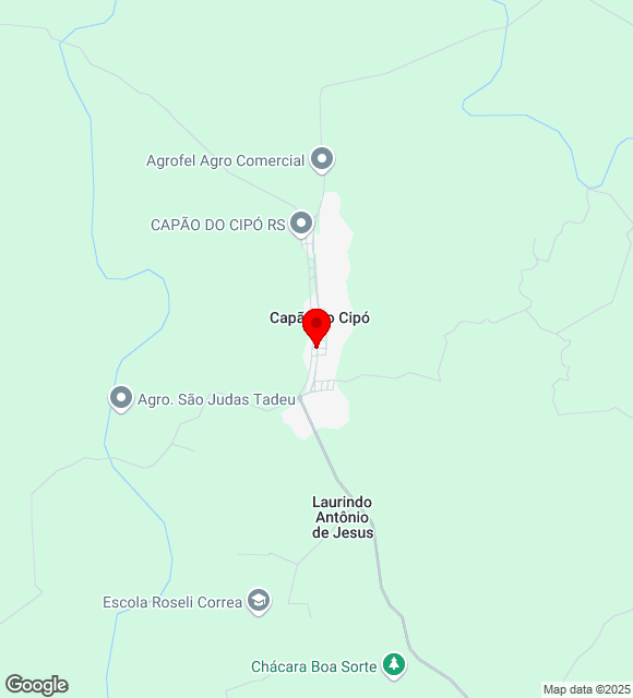 Mapa da localização