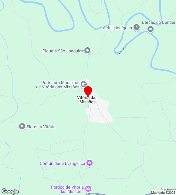 Mapa da localização