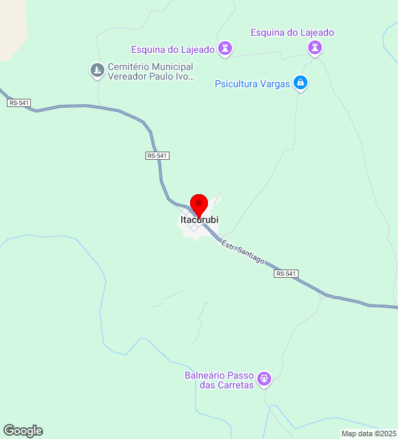Mapa da localização