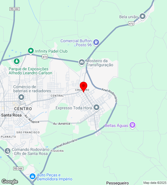 Mapa da localização