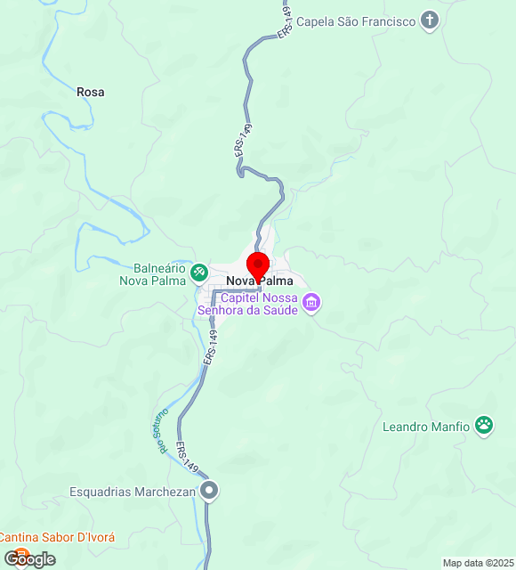 Mapa da localização