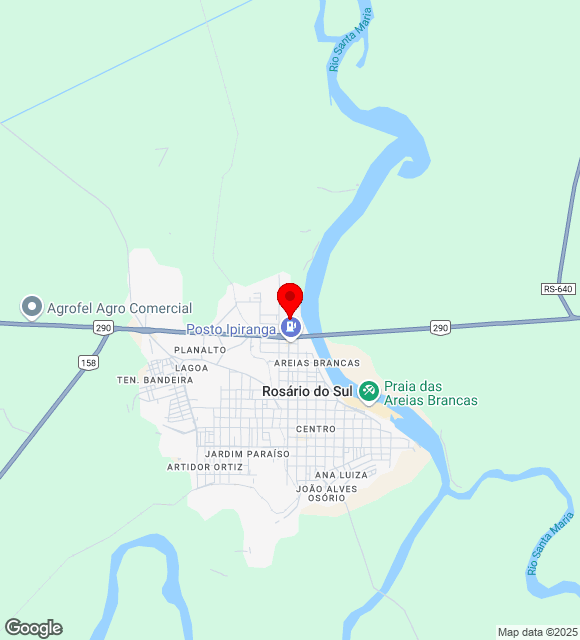 Mapa da localização