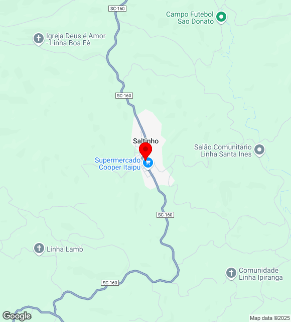 Mapa da localização