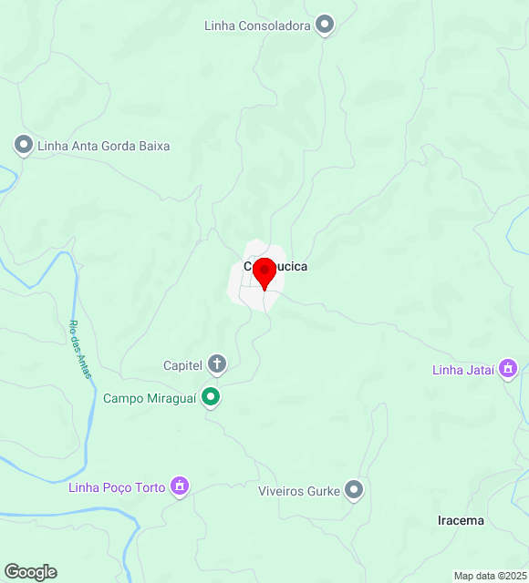 Mapa da localização