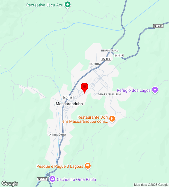 Mapa da localização