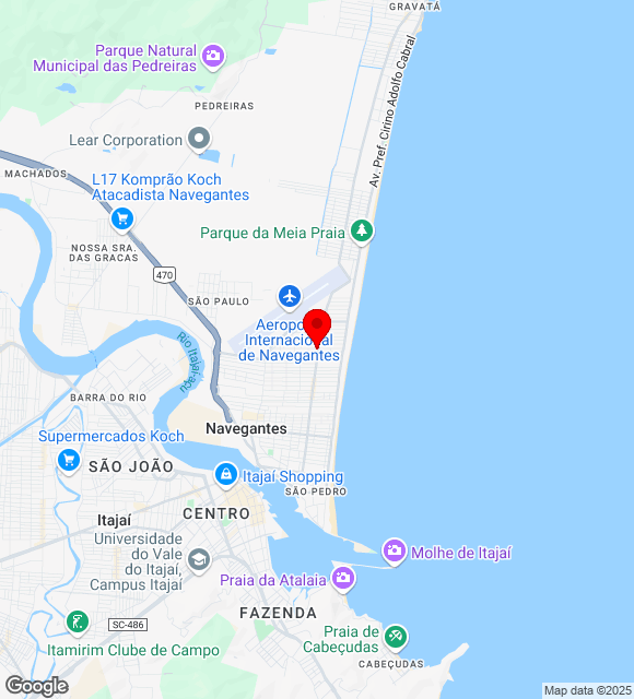 Mapa da localização