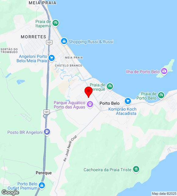 Mapa da localização