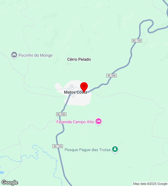 Mapa da localização
