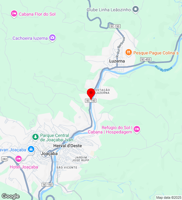Mapa da localização