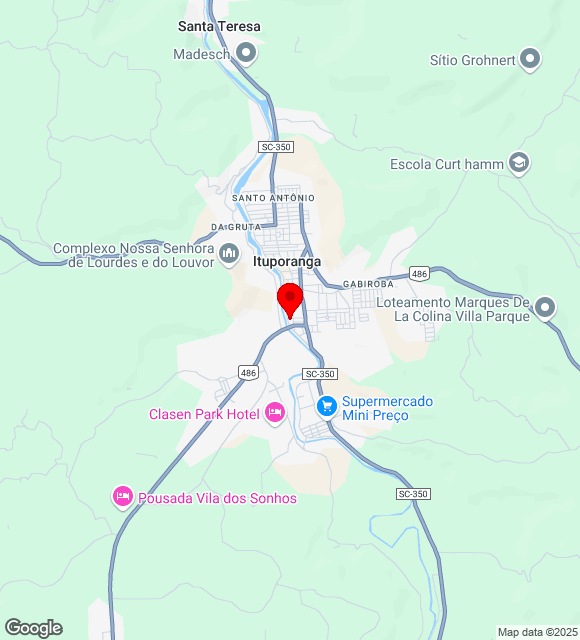 Mapa da localização