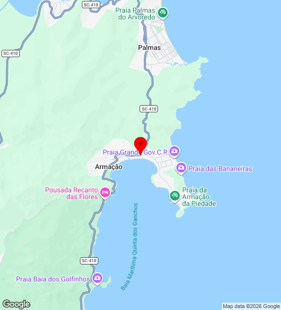 Mapa da localização