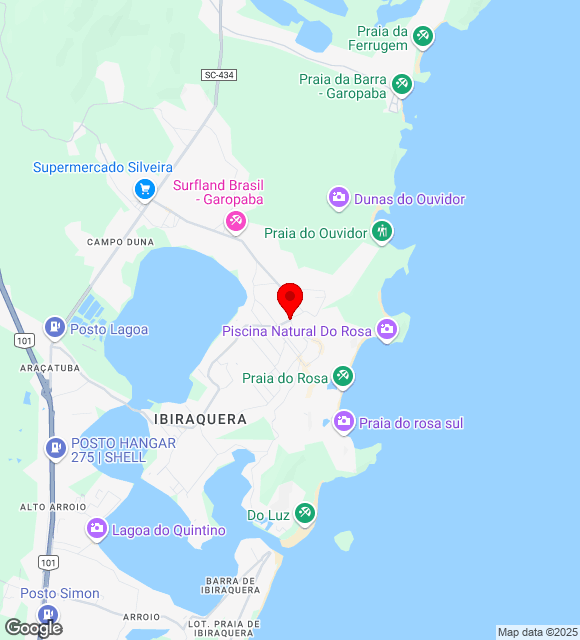Mapa da localização