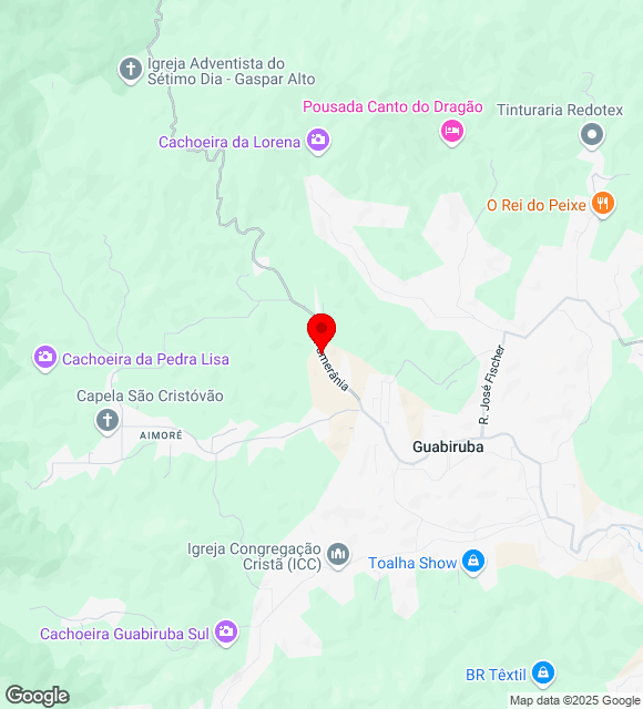 Mapa da localização