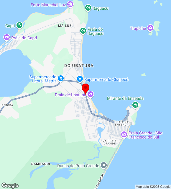 Mapa da localização