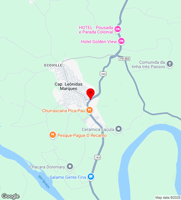 Mapa da localização