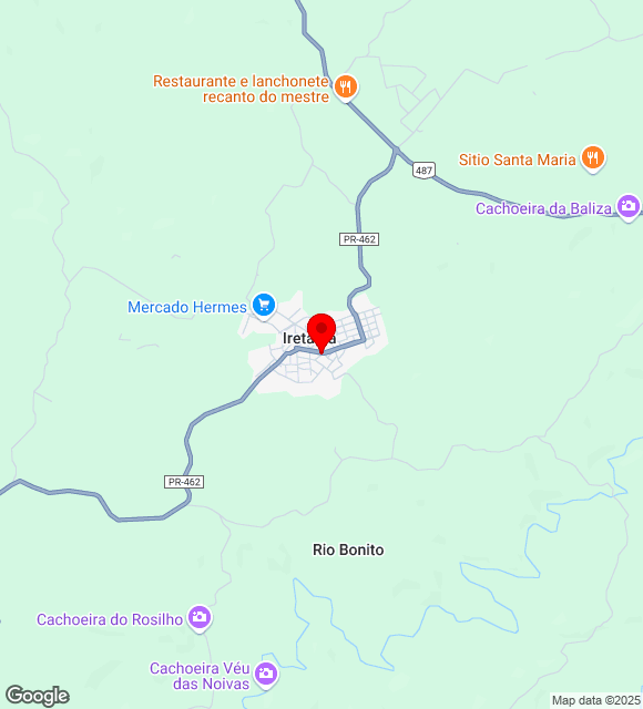 Mapa da localização