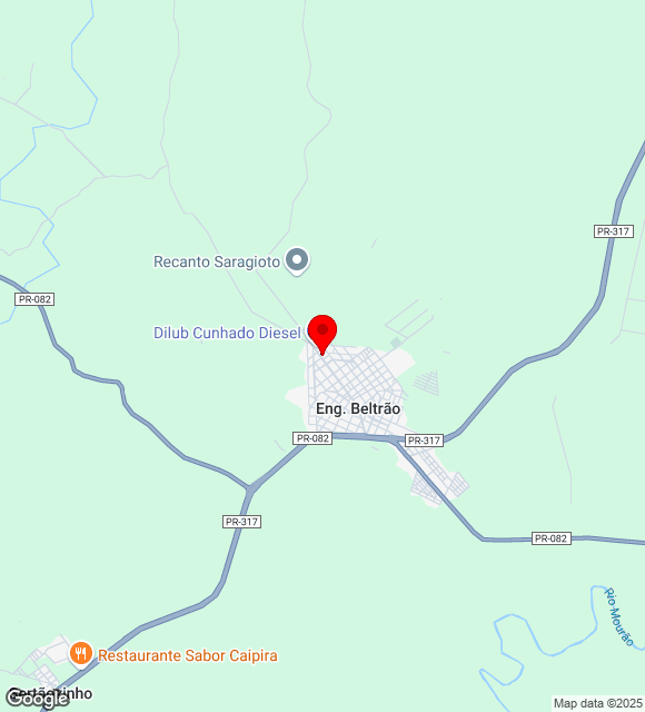 Mapa da localização