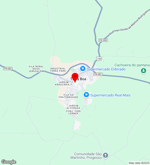 Mapa da localização