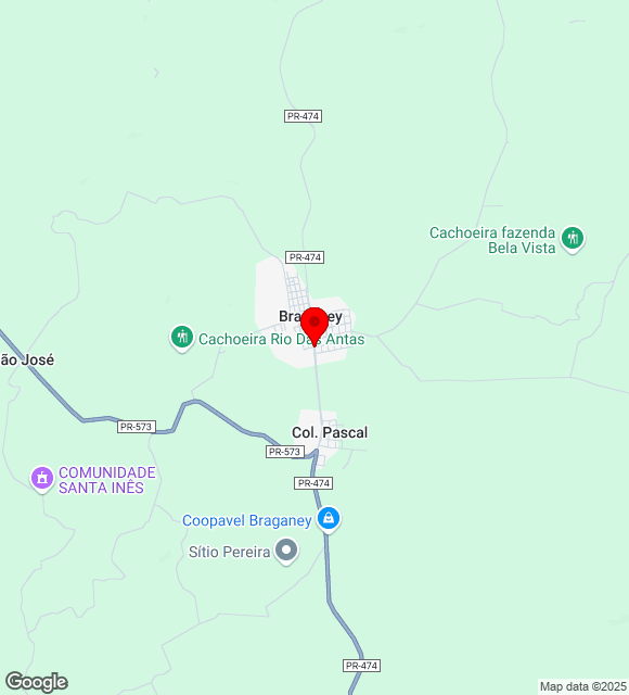 Mapa da localização