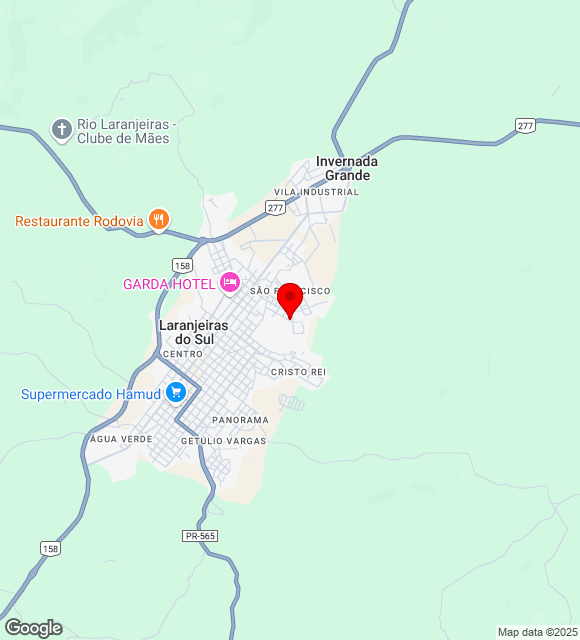 Mapa da localização
