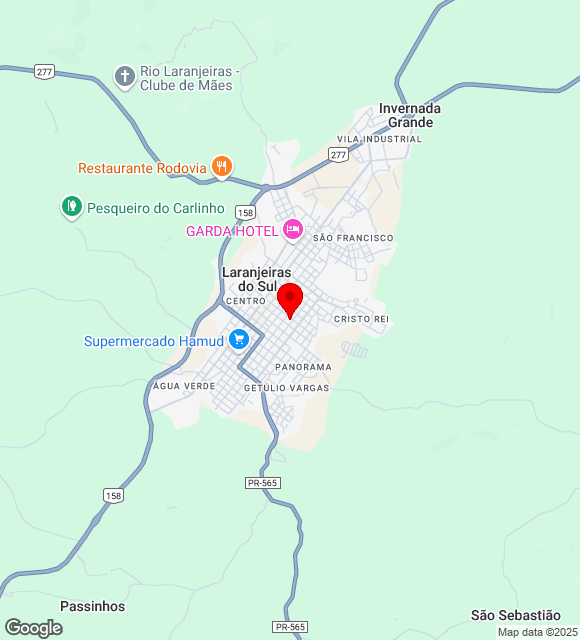 Mapa da localização