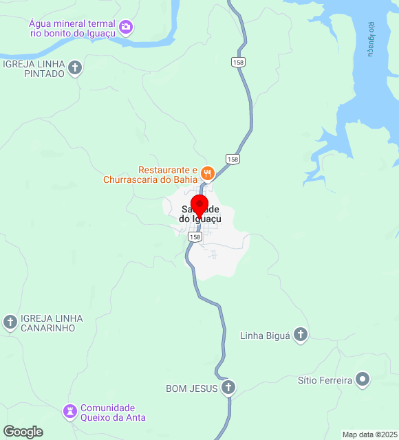 Mapa da localização