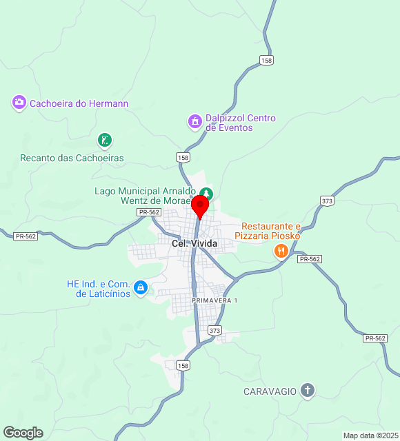 Mapa da localização