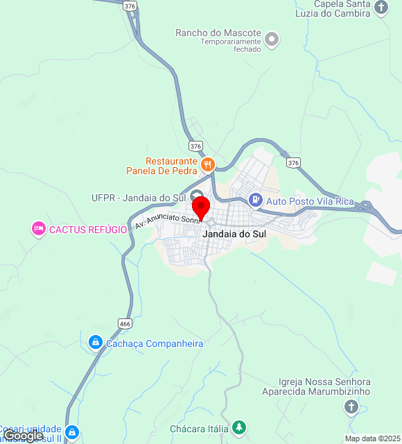 Mapa da localização