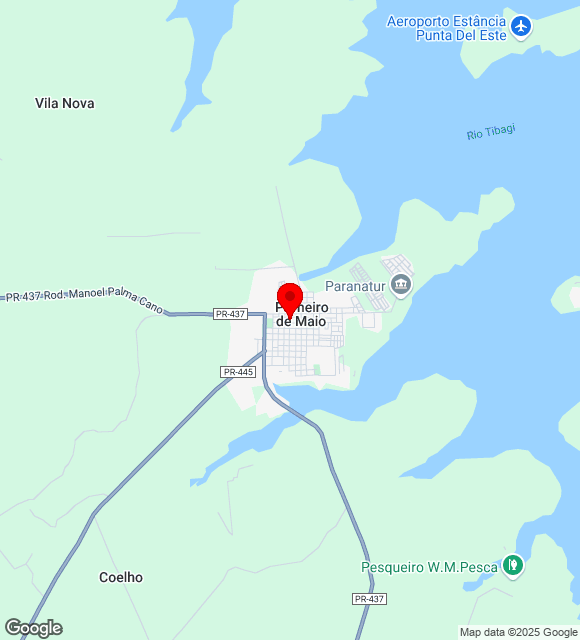 Mapa da localização