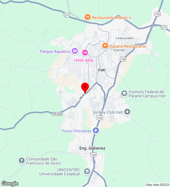 Mapa da localização