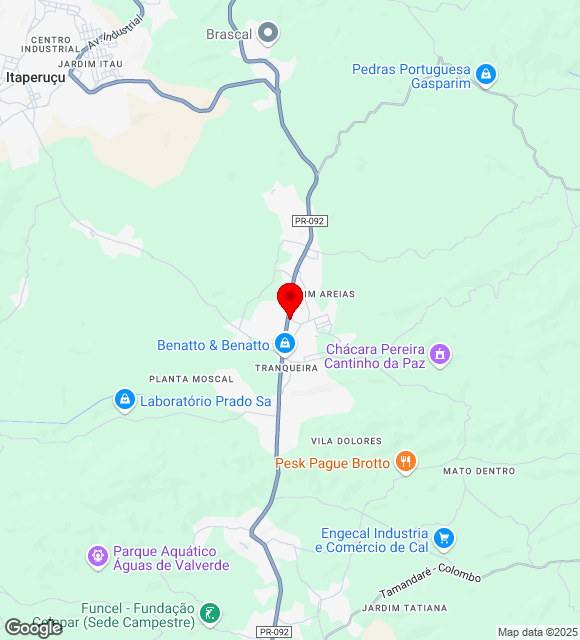 Mapa da localização