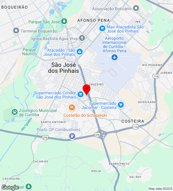 Mapa da localização