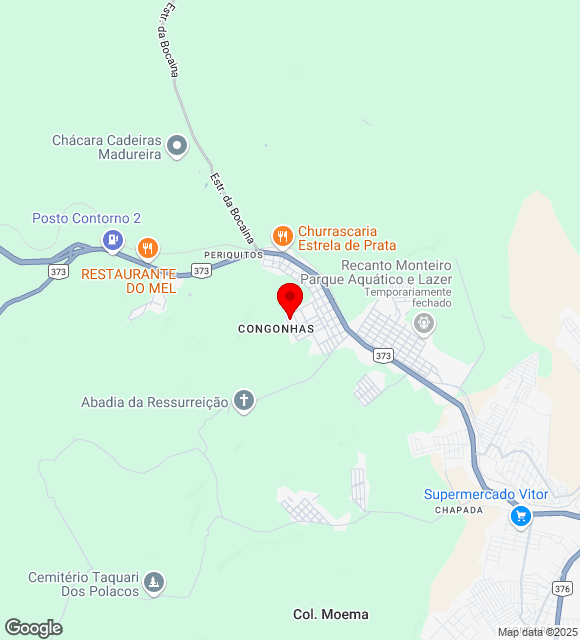 Mapa da localização