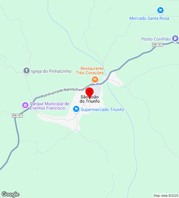 Mapa da localização