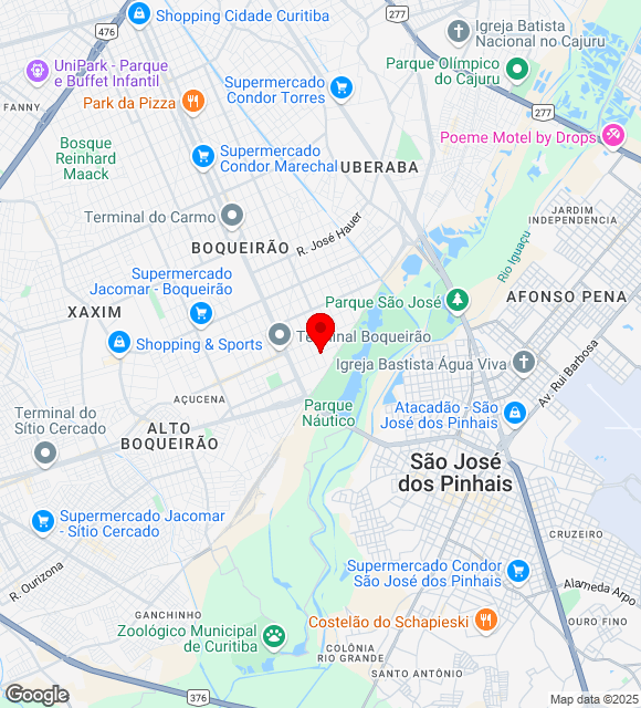 Mapa da localização