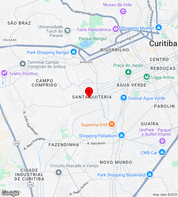 Mapa da localização