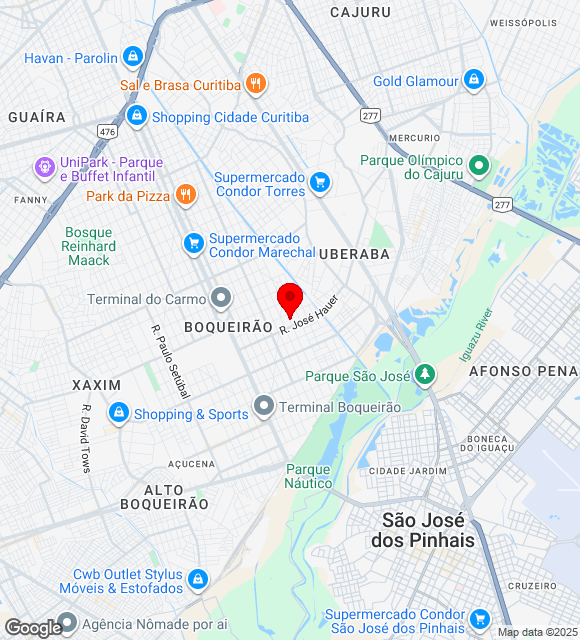Mapa da localização