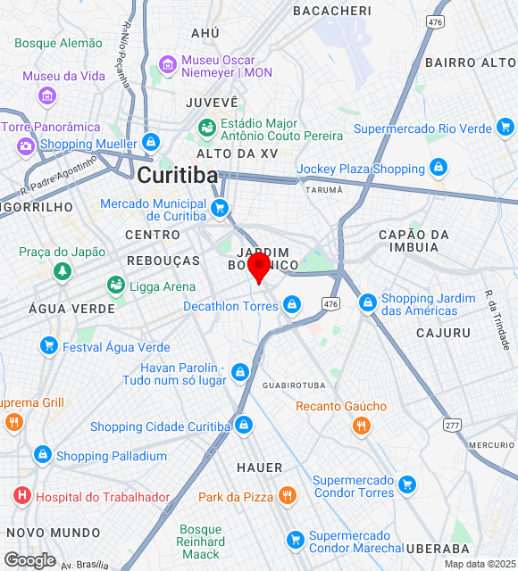 Mapa da localização