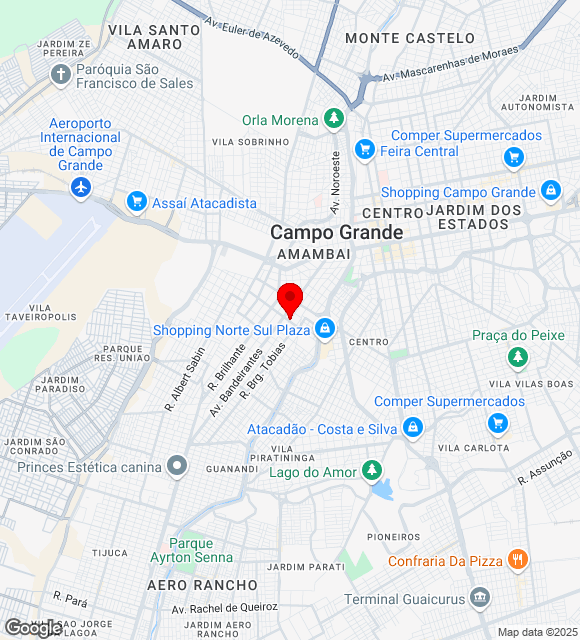 Mapa da localização