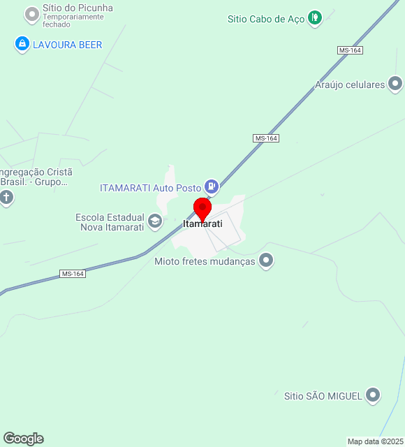 Mapa da localização